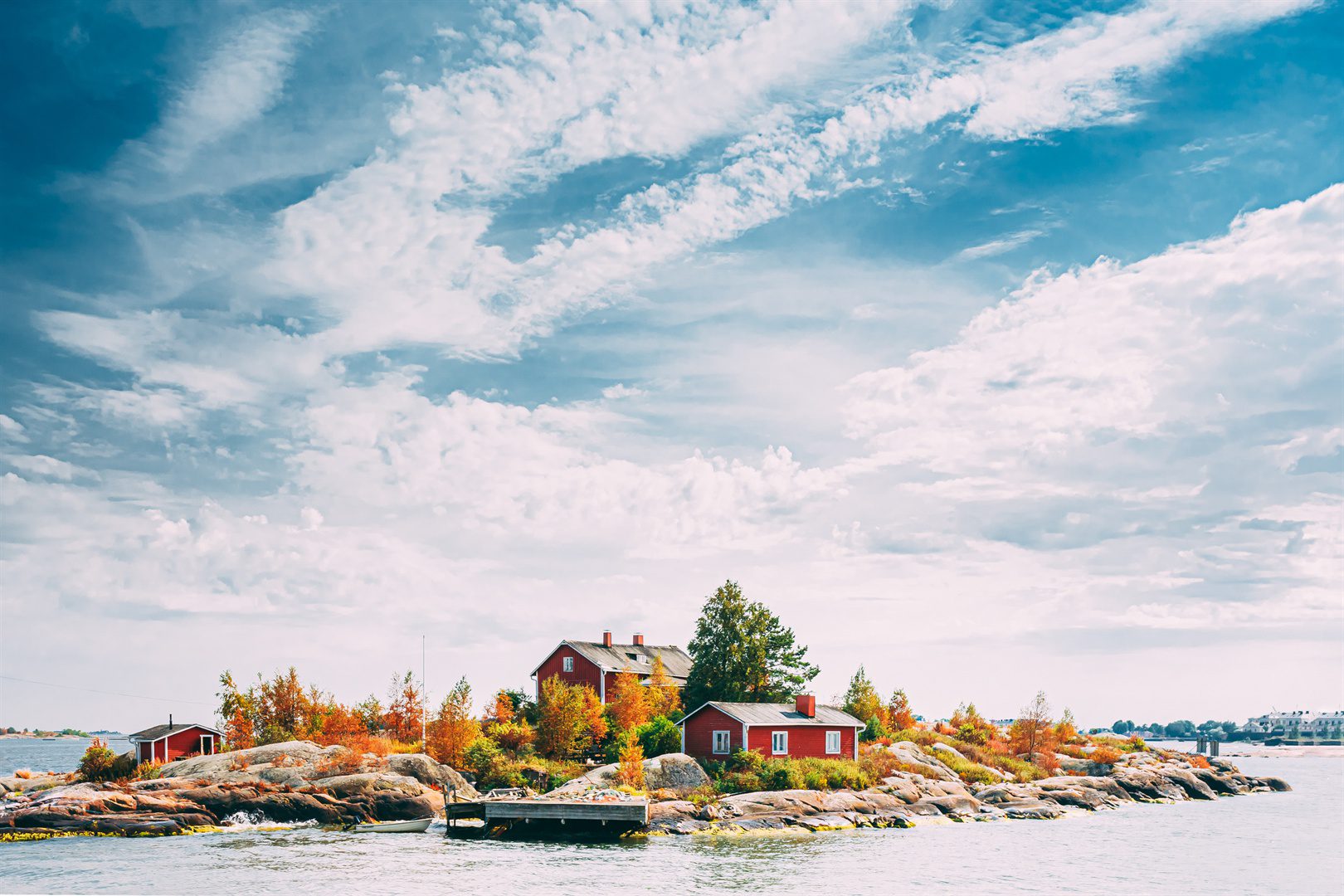 suomi-or-finland-beautiful-red-finnish-wooden-log