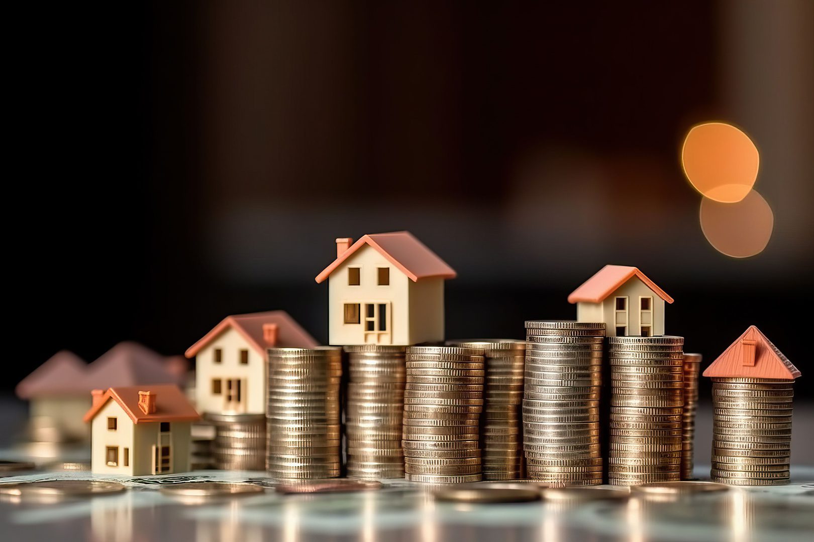 photo-of-a-miniature-village-made-of-coins-symbol